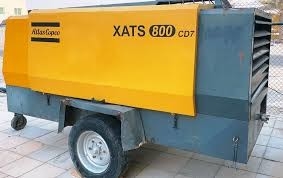 1 Tingkat kompresi Kompresor portabel XATS800Cd FAD 22,3 M3/min Portable