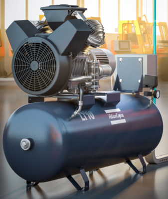 Atlas LT10 Rotary Screw Compressor Udara 7.5Kw 50hz 68-83 DB ((A)