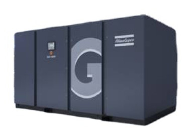 220kw Ga220+ Minyak Disuntikkan Atlas Screw Compressor Udara 7.4-14 Bar Tekanan Kerja