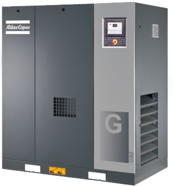 Atlas Screw Air Compressor G Series G90 dengan Non-Drive Side Bearing Greased for Life