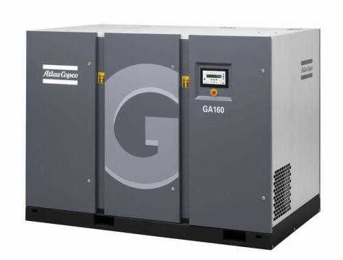 GA160+- GA250+ Kompresor Udara Sekrup Atlas 250kW 14 Bar 10 Bar Tipe Low Noise Level