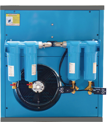 Pengering Udara Terkompresi Pemotongan Laser Pendingin 16 ~ 30bar Skid Mounted