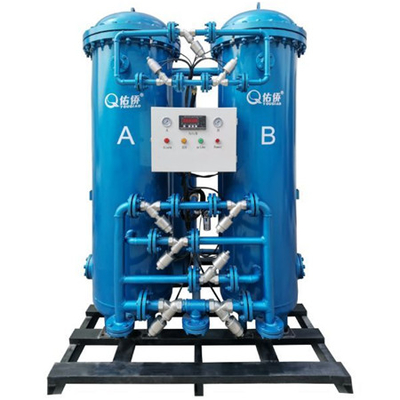 Twin Tower Nitrogen Generator Dengan Kemurnian 98%, 6 bar Pendingin Udara Pengering
