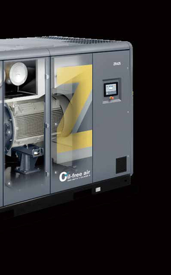 ZT18-55VSD Minyak Bebas Atlas Sekrup Kompresor Udara Pendingin Udara 50~60Hz 10,5m3/min