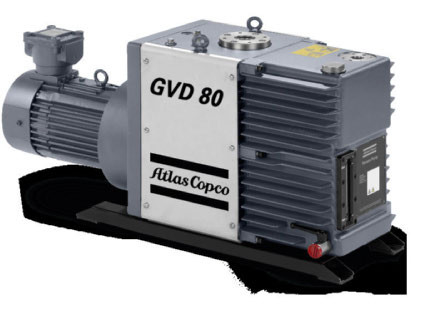 AC Vacuum Pump Dengan Full Height Oil Sight Glass GVD 80 2 Stage Oil-Sealed Rotary Vane