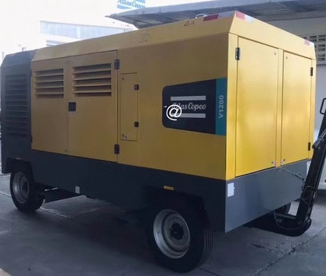 Kompresor portabel kuning V1200 Digital Display Auto Shut-Off untuk aplikasi tugas berat