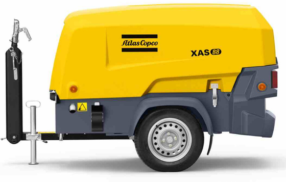Kompresor portabel XAS 88KD 5.0 M3/min FAD untuk aplikasi tugas berat