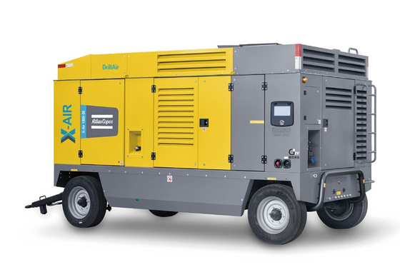 Kompresor portabel kuning dengan shut-off otomatis Ya X-AIR 1300-35