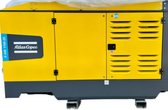 X AIR 1100-25 kompresor portabel dengan penutupan otomatis dan tekanan kerja 18/25 bar