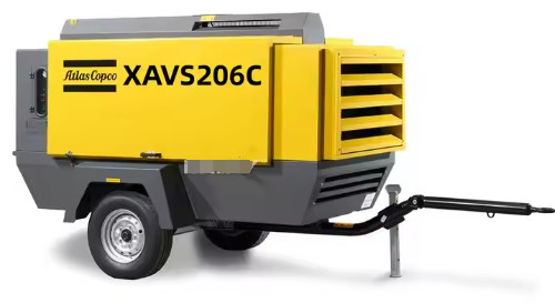 Kompresor portabel industri XAVS206C dengan Auto-Off dan 12,5 M3/min FAD