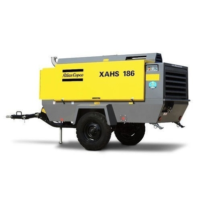 Kompresor Portabel XAHS186E+ 1 Tingkat Kompresi 13 Bar Tekanan Kerja Terukur 11 m³/menit FAD untuk Aplikasi Tugas Berat