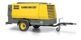 Kompresor Portable XAMS850Cd Tekanan Kerja Rating 8,6 Bar 5000*2000*2000 Mm untuk Kompetisi dan Kinerja