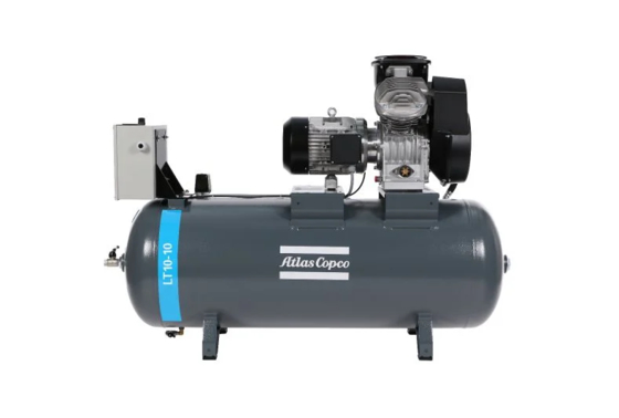 Kompresor Udara Sekrup Putar Atlas LT10 7.5Kw 20 Bar 0.51 M³/Min