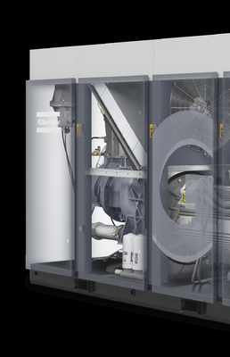 Kompresor Udara Sekrup Atlas Putar yang Disuntikkan Oli Pendingin Udara Atlas 160kw Ga160+ 60hz