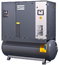Minyak Disuntikkan Atlas Sekrup Kompresor Udara Ekonomi 22kw G22