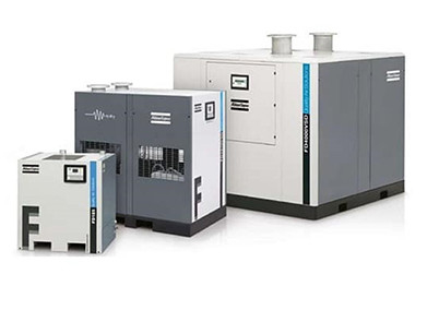 F400 Pengering Udara Dikompres dengan Bahan Pendingin Mendinginkan 4200W Atlas Kapasitas Inlet 400l/s