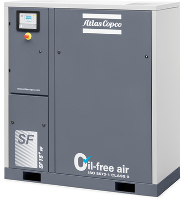 Sf Sf+ Vortex Oil Free Atlas Screw Air Compressor Untuk Universitas