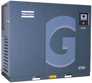 Ga220 Minyak Disuntik Atlas Rotary Screw Compressor Udara 220kw ISO 8573-1