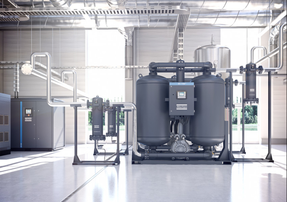 Atlas Desiccant Air Dryers CD20+-335+ Tekanan titik embun -40°C
