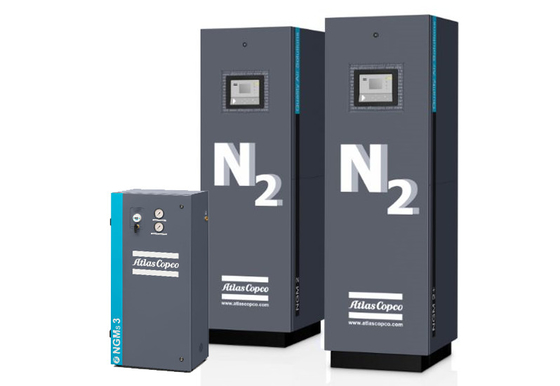Generator nitrogen industri di lokasi NGM7 820x772x2090mm Dimensi