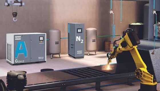 NGP40 Atlas PSA Generator nitrogen semua dalam satu