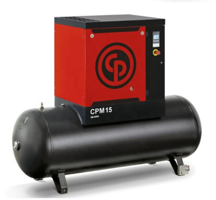 CPM10 Kompresor Udara Sekrup Putar Fase Tunggal Chicago Pneumatic 7.5KW 64db (A) Kebisingan