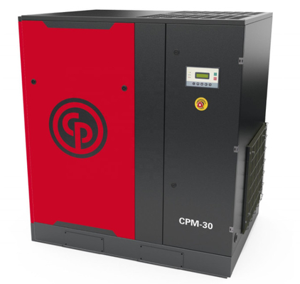 CPM30 Chicago Pneumatic Atlas Screw Air Compressor 22KW 430kg Dengan Piston Kecepatan Perlahan