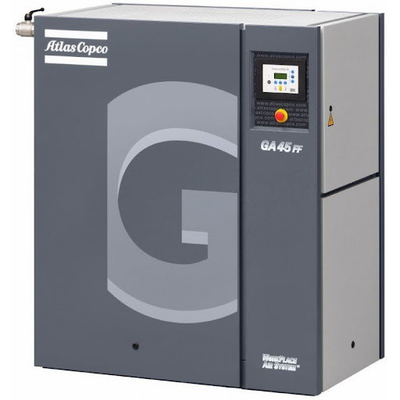 GA 45 60Hz Atlas Screw Air Compressor GA Seri 745kg Berat Dengan Keberlanjutan