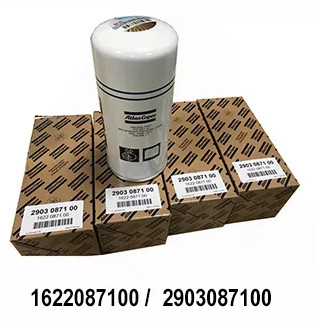Kompresor udara sekrup Atlas suku cadang 1625752501 2903752501 Filter minyak