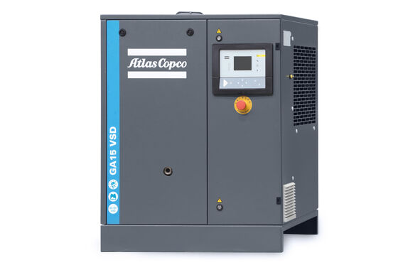 Seri GA GA15VSD Kompresor Udara Industri 4 sampai 10 Bar Tekanan 50 Hz Frekuensi untuk Kinerja Konsisten