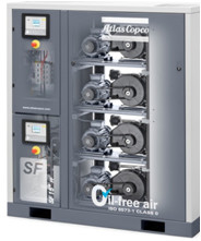 AQ-37 VSD Oil Free Atlas Screw Air Compressor 37kw Air Disuntikkan