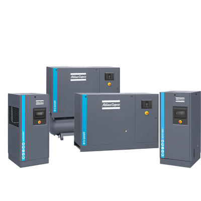 Minyak Disuntikkan Atlas Sekrup Kompresor Udara Vsd Plus Ga37-110 Vsd+ 37-110kw Daya